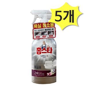 홈스타 바이럭스 세정제 욕실용 750ml x 5개 물때제거 욕실청소