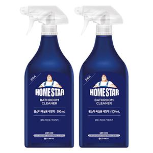 홈스타 욕실용 세정제 500ml x 2개 물때 찌든때 악취제거 욕실 화장실 청소 세제