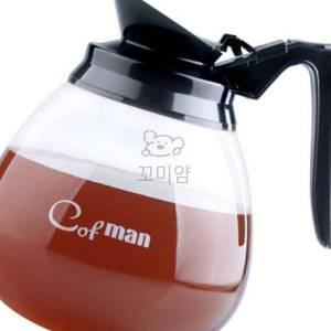 꼬미얌 드립서버 디켄터 1600ML 티포트 유리티포트 핸드드립커피용품