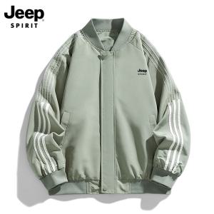 JEEPSPIRIT 지프스피릿 남녀공용 레트로 트랙자켓 집업 바람막이A9297