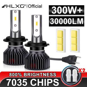 LED 6000K 9006 H9 H4 HB4 안개등 8000K 4300K 자동차 H1 3000K HB3 전구 HLXG 램프 9005 12V 차량 헤드라이트 자동 라이트 H11 10000K 9012 H7 H8