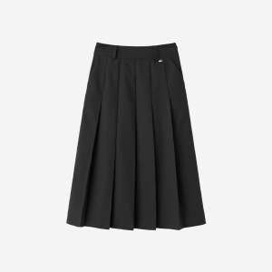 (백화점 상품) 제너럴아이디어 우먼 볼드 플리츠 롱스커트 블랙 General Idea woman bold pleats long skir