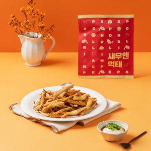 바싹구운 새우앤먹태 5봉+소스 5개 / 고단백 저칼로리 맥주안주