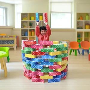 쿠쿠토이즈 종이벽돌 블록 (대형 20pcs) 블럭놀이 집만들기 공간 쌓기놀이 창의력발달
