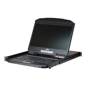 ATEN CL3116NX-ATA-KK 16포트 숏뎁스 PS2 USB VGA 싱글레일 LCD KVM 스위치