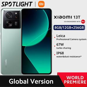 AMOLED 디스플레이 글로벌 버전 스마트폰, 샤오미 13T 5G, 67W 충전, 50MP 라이카 카메라, IP68 워터 MTK 디멘시티 8200 울트라, 144Hz