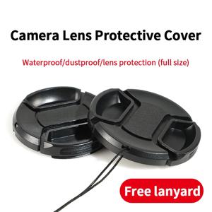Lightdow 카메라 렌즈 캡, 니콘, 캐논, 소니, 올림푸스, 후지, 삼성용 렌즈 커버, 49mm, 52mm, 55mm, 58mm, 62mm, 67mm, 72mm, 77mm, 82mm