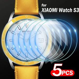 Xiaomi Mi Watch S3 HD 클리어 스크린 프로텍터 Xiaomi Watch S3 Smartwatch Protect 용 스크래치 방지 9H 경도 강화 유리