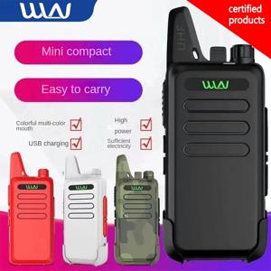 미니 휴대용 라디오 400-520MHz 5W 16 채널 UHF 송수신기 워키 토키 WLN KD-C1 Talki Walki BAOFENG BF-888S UV5R Quansheng