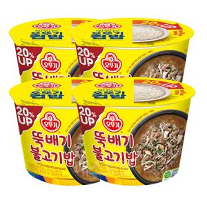오뚜기컵밥 뚝배기불고기밥 320g 4개