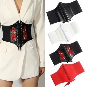 블랙 바디 Shapewear 여성 고딕 의류 Underbust 허리 Cincher 트레이너 Pu 가죽 탄성 섹시한 신부 코르셋과 Bustiers