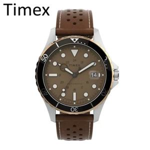 TIMEX 자동 기계식 시계 남성 미국 스테인레스 스틸 스크래치 방지 방수 다이빙 시계 비즈니스 레저 시계