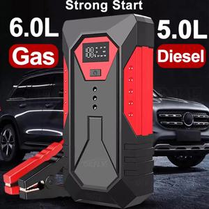 2000A 휴대용 자동차 점프 스타터 18000mAh 보조베터리 자동차 부스터 충전기 12V 시작 장치 가솔린 디젤 자동차 비상 부스터