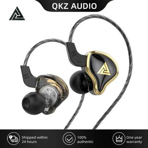 QKZ AK6 Ares 다이나믹 유선 이어폰, 하이파이 음악, 스포츠 이어버드, 인이어 헤드폰, 노이즈 캔슬링 베이스 헤드셋, 마이크 포함