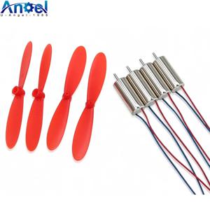 DIY 마이크로 FPV 쿼드콥터용 4 x DIY DC3.7V 50000RPM 716 중공 컵 코어리스 고속 CW CCW 모터 (4 x 50MM A B 프로펠러 포함)
