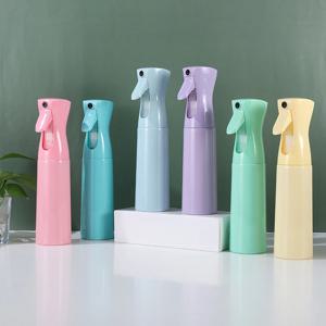 300ml 캔디 컬러 고압 미세 안개 스프레이 병 이발소 연속 스프레이 병 알코올 소독