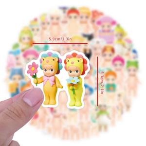 10/30/60PCS 캐릭터 상품 써니 앵글 만화 스티커 데칼 장난감 DIY 가방 스케이트 보드 전화 수하물 자전거 스티커 선물