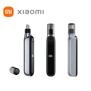 2024 XIAOMI 전기 코 헤어 트리머 코 MJYB01 용 양날 블레이드 트리머가있는 지능형 LED 디지털 디스플레이