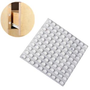 100Pcs 뜨거운 판매 자기 접착제 라운드 실리콘 고무 범퍼 부드러운 투명 블랙 안티 슬립 충격 흡수기 피트 패드 댐퍼
