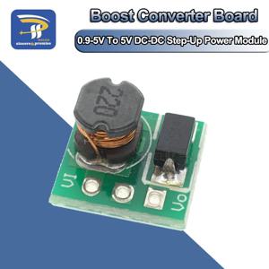 0.9-5V ~ 5V DC-DC 스텝업 전력 모듈 전압 부스트 컨버터 보드 1.5V 1.8V 2.5V 3V 3.3V 3.7V 4.2V ~ 5V