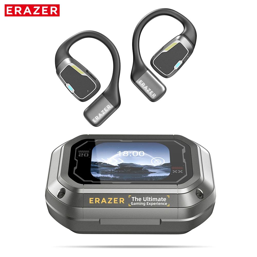 [AI 이어폰]Erazr XP6 블루투스 이어폰 수면 ASMR 헤드셋 DIY 이퀄라이저 APP AI 무선 헤드폰 사무실 여행, 16mm 드라이브