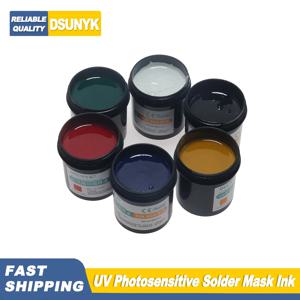 DSUNYK 100g UV 감광성 솔더 마스크 잉크 BGA PCB 회로 기판 페인트 오일 용접 플럭스 부식성 아크 방지