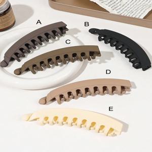 5 조각 바나나 헤어 클립, 얇은 가는 두꺼운 머리카락을위한 5 인치 대형 바나나 클립, 여성용 미끄럼 방지 바나나 클로 클립