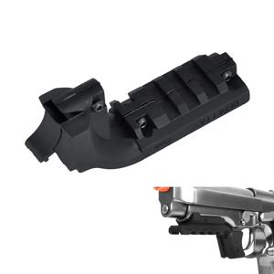 베레타 M9용 레일 마운트 권총 레이저 손전등 어댑터 아래 Tatical 20mm