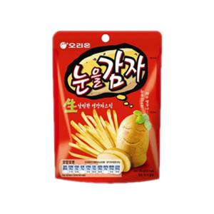 오리온 맛있는 과자 간식 눈을감자 56g