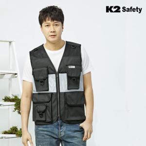 k2 세이프티 VE-2605 남성 메쉬조끼 베스트