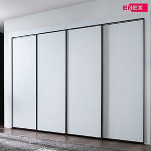 에넥스 매트 화이트 E0 슬라이딩 맞춤 붙박이장(실속형)-360cm
