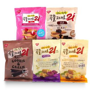 [곡물그대로21] 크리스피롤 5종 세트 (오리지널+고구마+초코+딸기+쿠앤크)