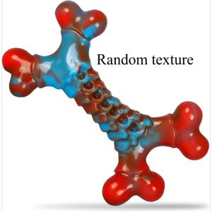 TEMU 공격적인 씹는 개를 위한 파괴되지 않는 나일론 개 씹는 장난감 - 대형 견종을 위한 튼튼한 뼈 모양 놀이감, 개 씹는 장난감
