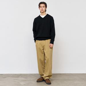 MAN 와이드 테이퍼드 팬츠 [BEIGE] / SBE1M11001