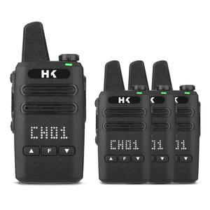 HK에이치케이 블랙 생활용무전기 4대 HK-407 충전기 포함 HK407 매장관리용 세트무전기