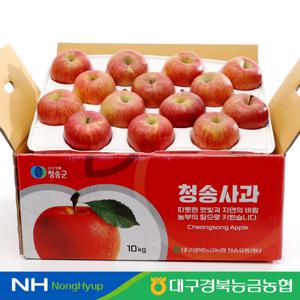 [대구경북능금농협]청송 정품 사과 10kg 32과내  부사