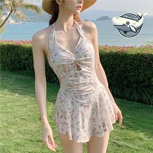 [기타]꽃무늬 셔링 원피스 수영복 여름 바다 튜브 (WFGQDAX)