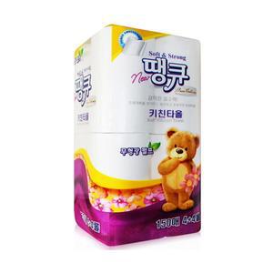 월드산업 뉴땡큐 키친타올 키친타월 150매 8롤 3팩 총 24롤