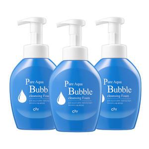(3개) C2Y 퓨어 아쿠아 휩 버블 클렌징폼 500ml