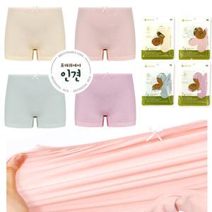 여아 통풍 여름드로즈 사각팬티 4종세트 여름팬티