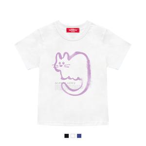 SPRAY CAT 슬림핏 반팔 티셔츠 (SFS2-4SP131)