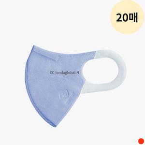 시노텍스 라이트 새부리형 마스크 오션블루 대형 20매