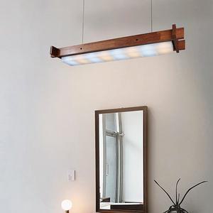 [소노조명]우드블록스타크 펜던트 LED 30W 멀바우 혼합색