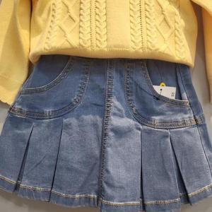 [치크] DP01 데님 주름 스커트  CKWH2512G (S28559872)