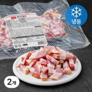 에쓰푸드 베이컨블록 (냉동) 500g, 2개 one option