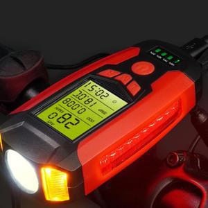 (제스트)라이트 자전거 멀티 속도계 LED 전자벨 용품 전조등