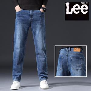 LEE 남성 루즈 스트레이트 탄성 캐주얼 신상 청바지