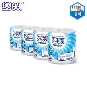 4533866 뽀삐 엠보싱 점보롤 화장지 200m(12롤)