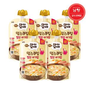 맘스쿠킹 유아 이유식(15개월~) 찜닭진밥 140g 5입