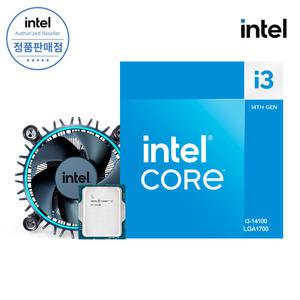 인텔 CPU 코어 i3-14세대 14100 랩터레이크 리프레시